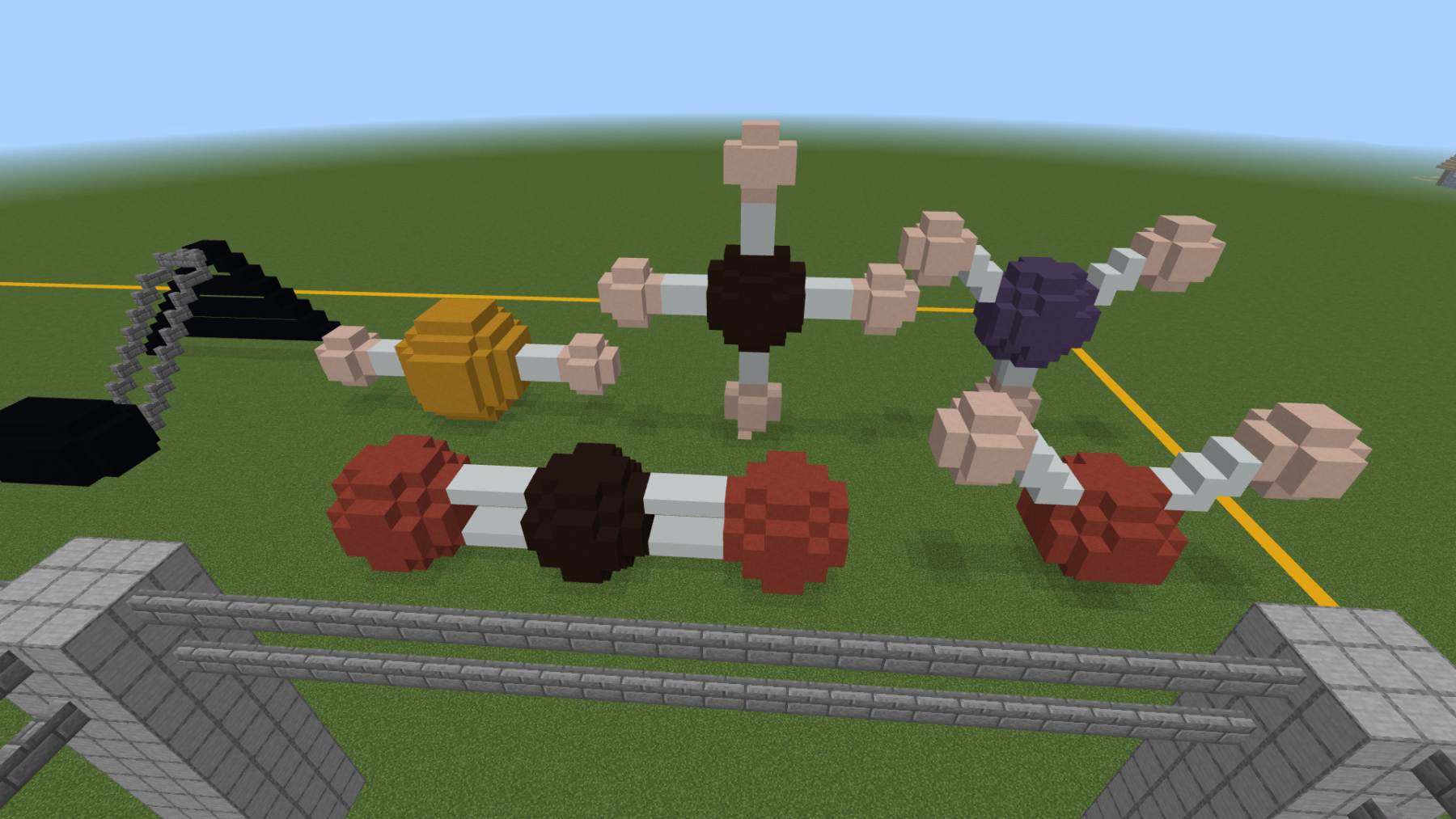 Different molecular structures