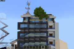  The roofs are filled with trees and other plants