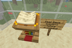  Communication book in the hallway