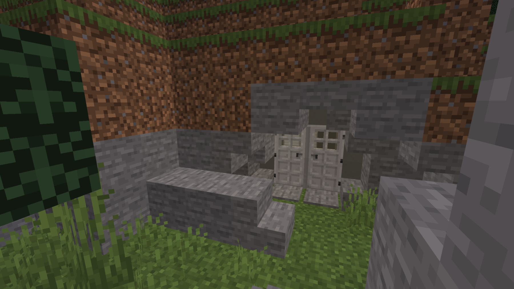 An ecological house dug in bedrock (1/2)