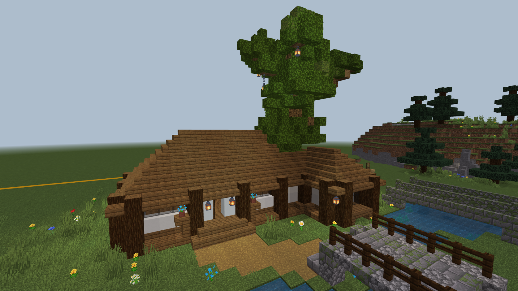 A sustainable house built around a tree (1/2)